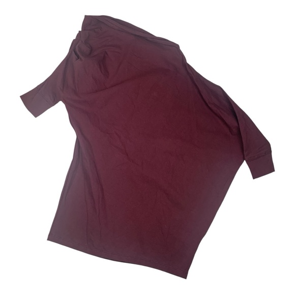 Free People beach FP size small new Free-est modern One Shoulder Burgundy dress - Picture 2 of 8